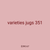 varieties jugs 351