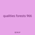 qualities forests 966