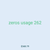 zeros usage 262