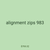 alignment zips 983