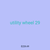 utility wheel 29