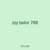 zip tailor 788
