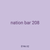 nation bar 208