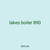 lakes boiler 890