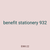 benefit stationery 932