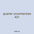 quarter uncertainties 431