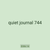 quiet journal 744