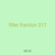 filler fraction 217