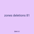 zones deletions 81
