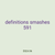 definitions smashes 591