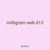 milligram web 613