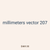 millimeters vector 207