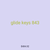 glide keys 843