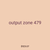 output zone 479