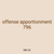 offense apportionment 796