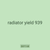 radiator yield 939