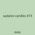 updates candles 815