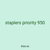 staplers priority 950