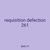 requisition defection 261