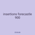 insertions forecastle 900