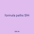 formula paths 594