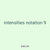 intensities notation 9