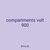 compartments volt 900