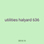 utilities halyard 636
