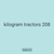 kilogram tractors 208