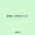 deed office 871