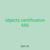 objects certification 666