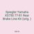 Spiegler Yamaha XS750 77-81 Rear Brake Line Kit (orig. )