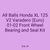 All Balls Honda XL 125 V2 Varadero (Euro) 01-02 Front Wheel Bearing and Seal Kit