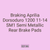 Braking Aprilia Dorsoduro 1200 11-14 SM1 Semi Metallic Rear Brake Pads