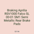 Braking Aprilia RSV1000 Falco SL 00-01 SM1 Semi Metallic Rear Brake Pads