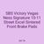 SBS Victory Vegas Ness Signature 10-11 Street Excel Sintered Front Brake Pads