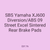 SBS Yamaha XJ600 Diversion/ABS 09 Street Excel Sintered Rear Brake Pads