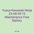 Yuasa Kawasaki Ninja ZX-6R 09-15 Maintenance Free Battery
