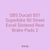 SBS Ducati 851 Superbike 90 Street Excel Sintered Rear Brake Pads 2
