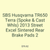 SBS Husqvarna TR650 Terra (Spoke & Cast Whls) 2013 Street Excel Sintered Rear Brake Pads 2