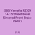 SBS Yamaha FZ-09 14-15 Street Excel Sintered Front Brake Pads 2