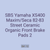 SBS Yamaha XS400 Maxim/Seca 82-83 Street Ceramic Organic Front Brake Pads 2