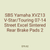 SBS Yamaha XVZ13 V-Star/Touring 07-14 Street Excel Sintered Rear Brake Pads 2