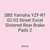 SBS Yamaha YZF-R1 02-03 Street Excel Sintered Rear Brake Pads 2