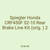 Spiegler Honda CRF450F 02-10 Rear Brake Line Kit (orig. ) 2