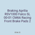 Braking Aprilia RSV1000 Falco SL 00-01 CM66 Racing Front Brake Pads 2