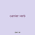 carrier verb