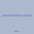 memorandums canals