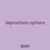 depositions options