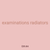 examinations radiators